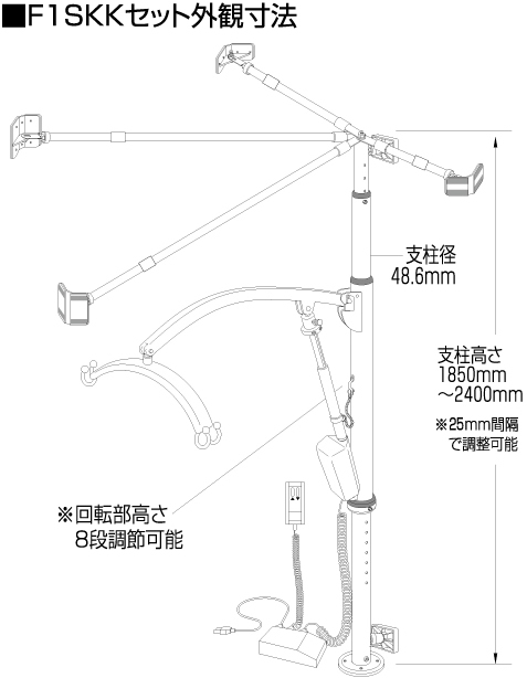 タスカルシリーズSTⅢ寸法図